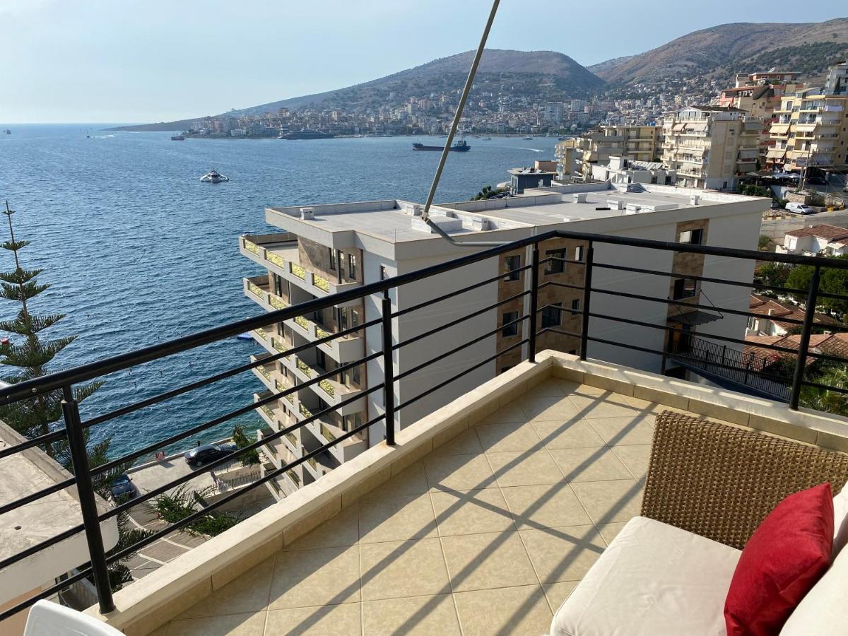 Apartment With Huge Sea View Balcony Sarandë Exteriér fotografie