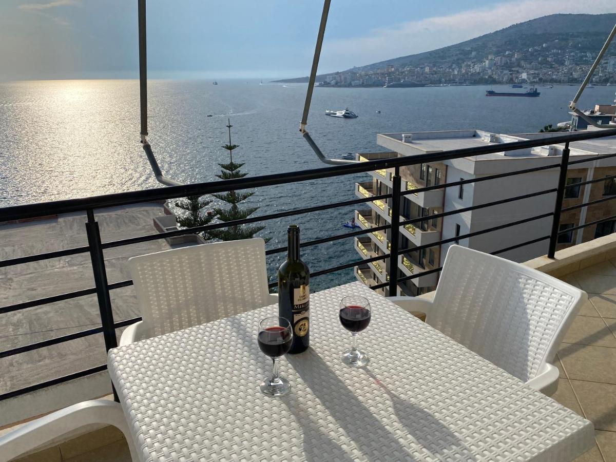 Apartment With Huge Sea View Balcony Sarandë Exteriér fotografie