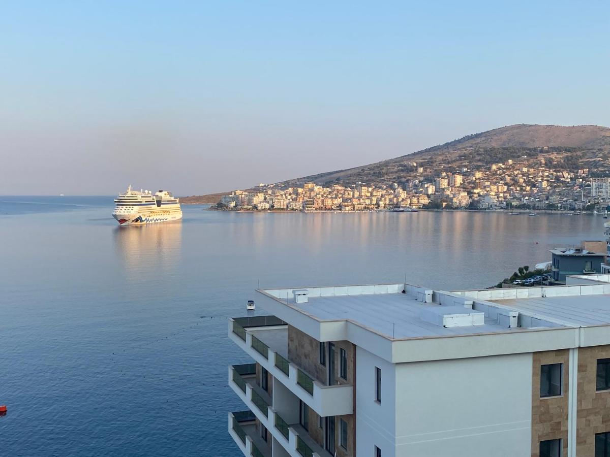 Apartment With Huge Sea View Balcony Sarandë Exteriér fotografie