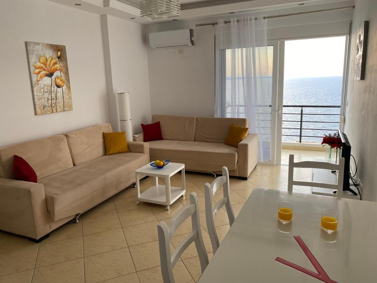 Apartment With Huge Sea View Balcony Sarandë Exteriér fotografie